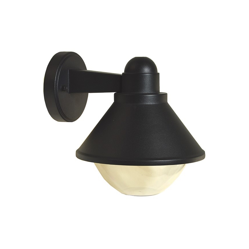 Aplique de exterior ELGIN 1xE27/60W/230V IP44 negro