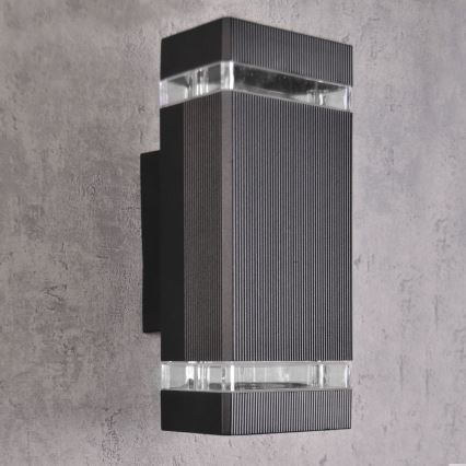 Aplique de exterior GILBERT 2xGU10/10W/230V IP44