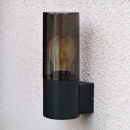 Aplique de exterior HARLEM 1xE27/60W/230V IP44 negro
