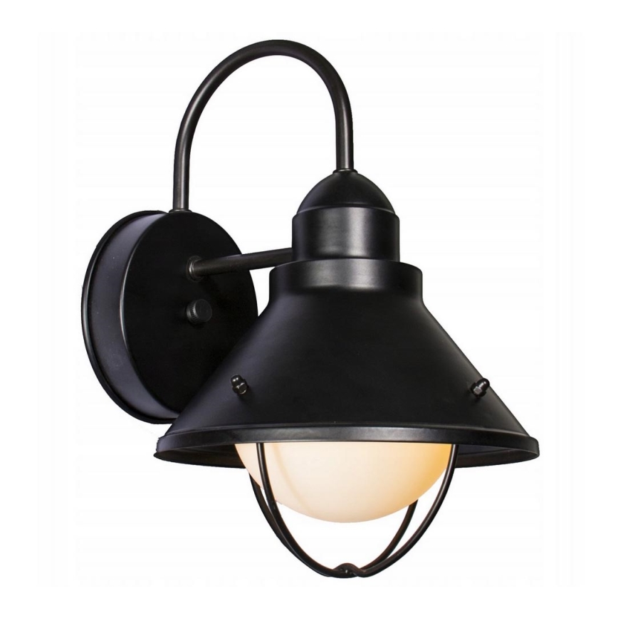 Aplique de exterior LAVINA 1xE27/60W/230V IP44 negro