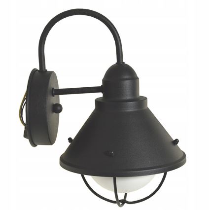 Aplique de exterior LAVINA 1xE27/60W/230V IP44 negro