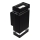 Aplique de exterior LITEK 2xGU10/30W/230V IP44 negro