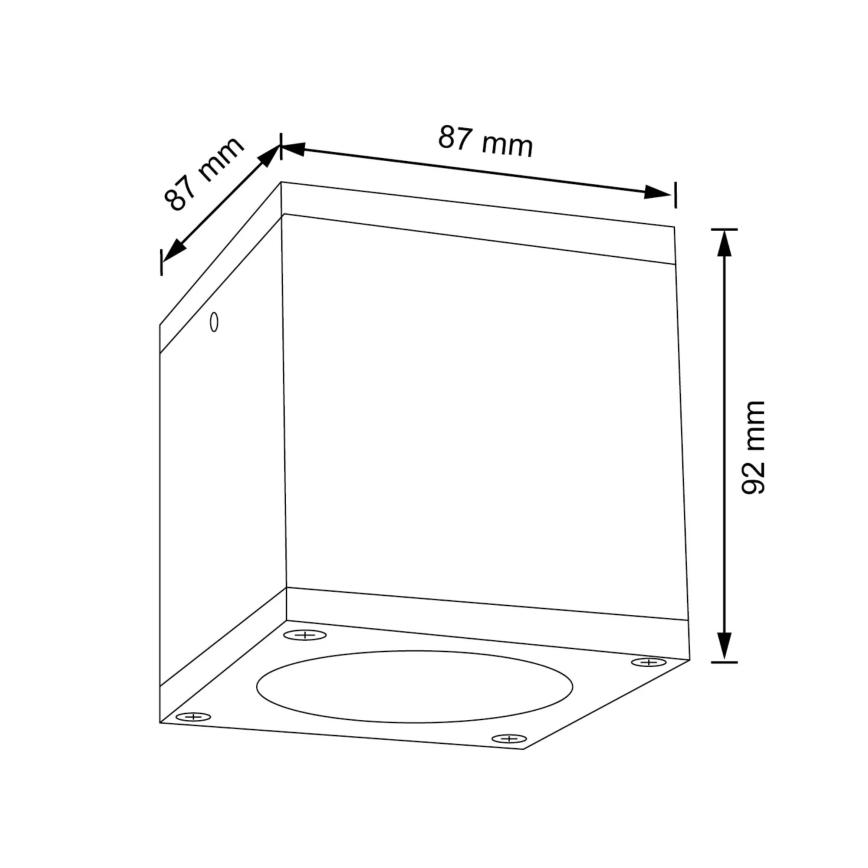 Aplique de exterior MORRIS 1xGU10/35W/230V IP54