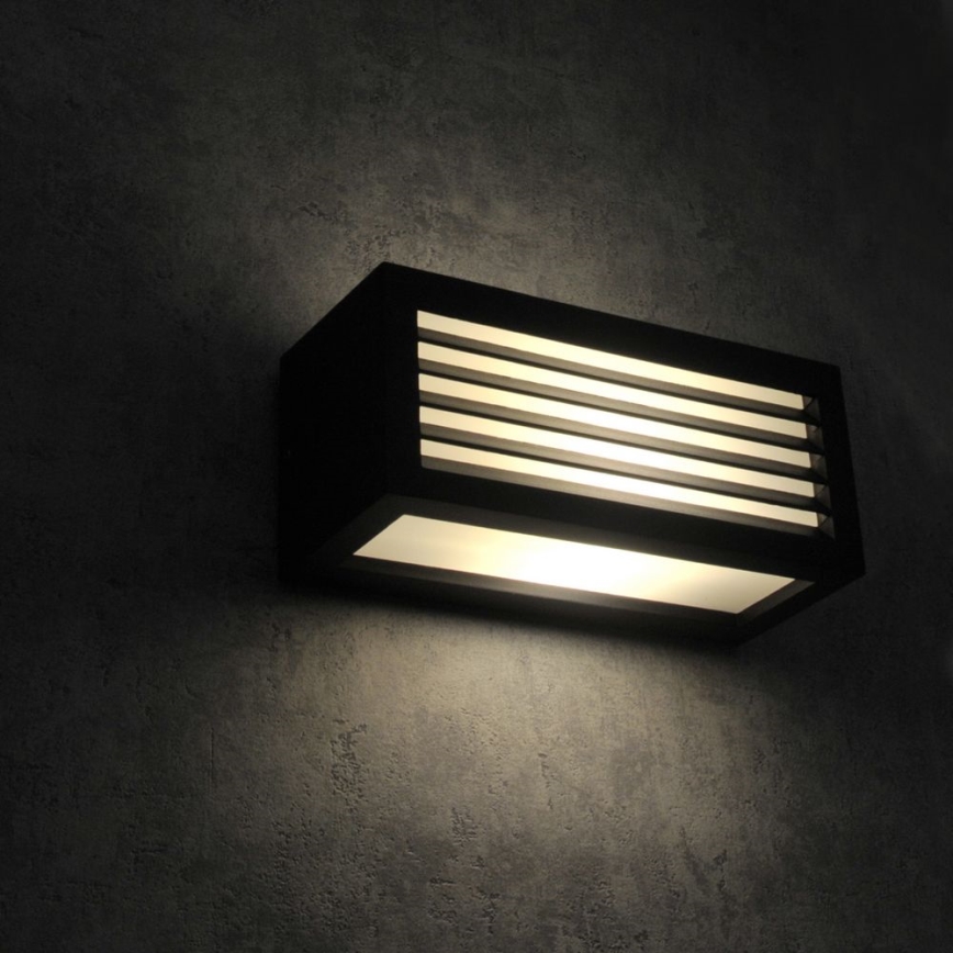 Aplique de exterior OSAKA 1xE27/12W/230V IP54
