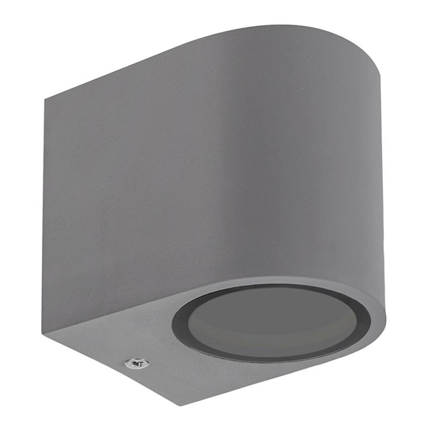 Aplique de exterior PARETE 1xGU10/6W/230V IP54 gris