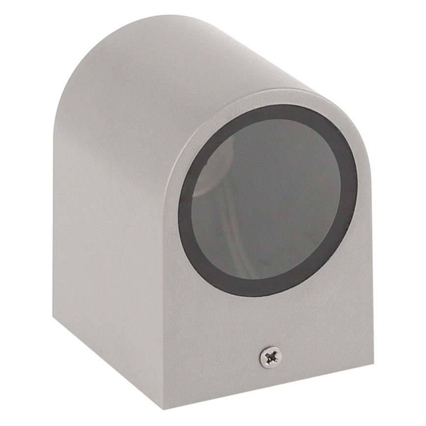 Aplique de exterior PARETE 1xGU10/6W/230V IP54 gris