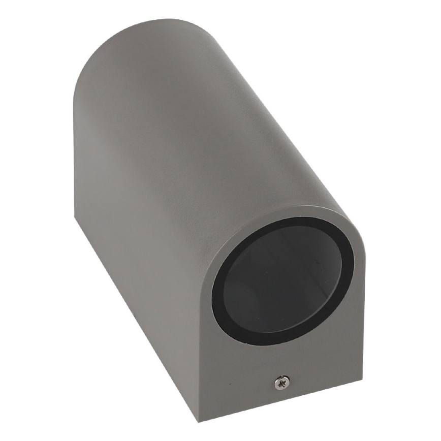 Aplique de exterior PARETE 2xGU10/6W/230V IP54 gris