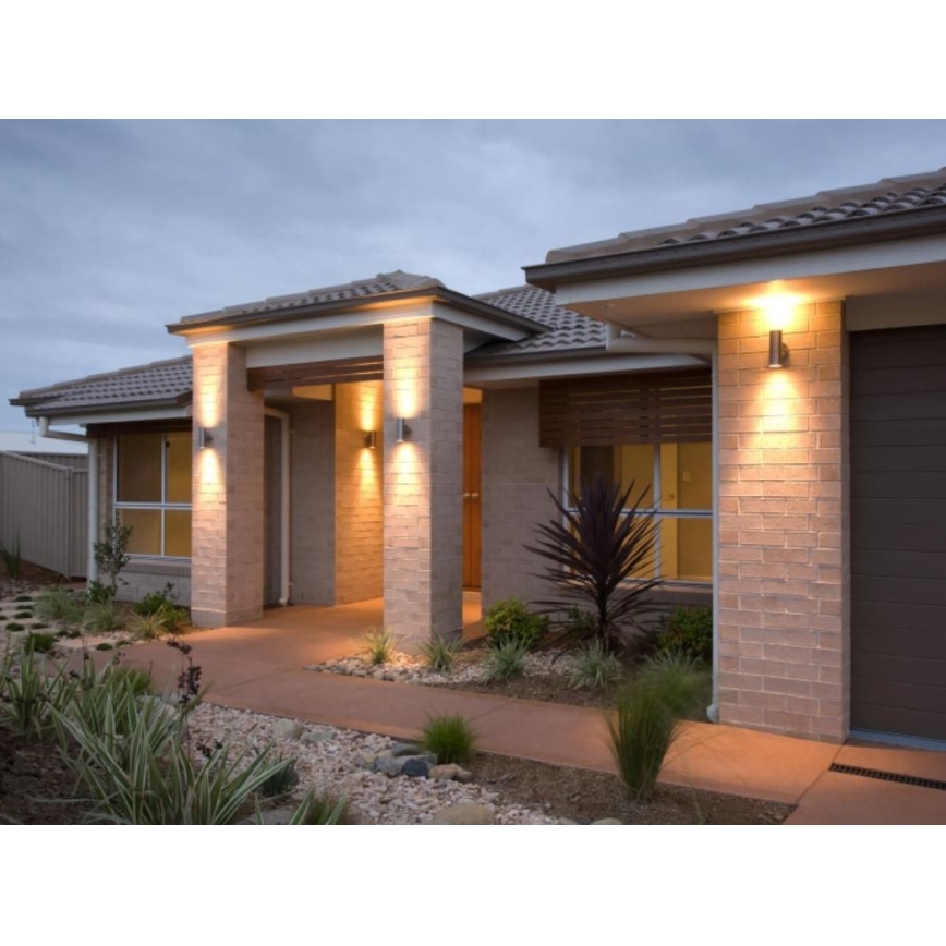 Aplique de exterior QUAZAR7 2xGU10/11W/230V IP44 gris