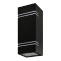 Aplique de exterior QUAZAR7 2xGU10/11W/230V IP44 negro