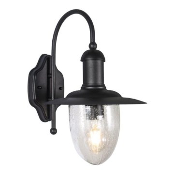 Aplique de exterior TALISA 1xE27/60W/230V IP44 negro