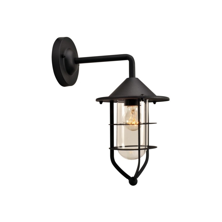 Aplique de exterior TAMA 1xE27/60W/230V IP44 negro