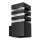 Aplique de exterior TEKSAS 1xE27/12W/230V IP44 antracita