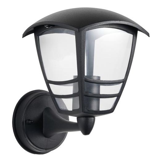 Aplique de exterior TEVIO 1xE27/60W/230V IP54 negro