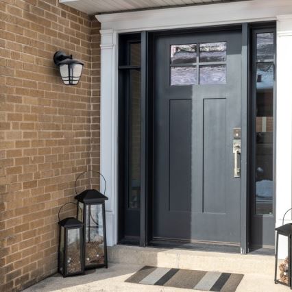 Aplique de exterior TEVIO KD 1xE27/60W/230V IP54 negro