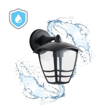 Aplique de exterior TEVIO KD 1xE27/60W/230V IP54 negro