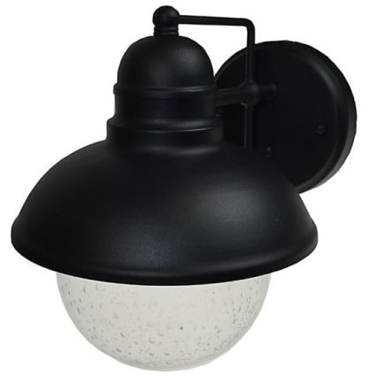 Aplique de exterior WILDA 1xE27/60W/230V IP44 negro