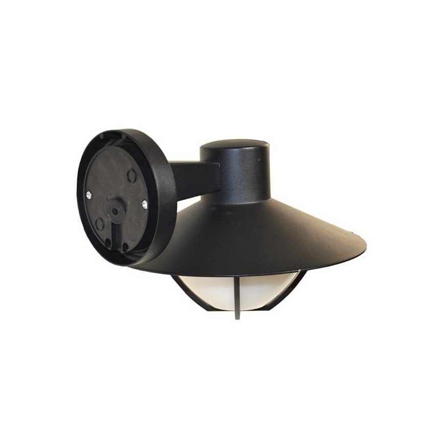 Aplique de exterior ZALIKA 1xE27/60W/230V IP44 negro