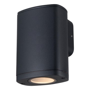 Aplique de exterior ZEVI 1xGU10/10W/230V IP54 negro