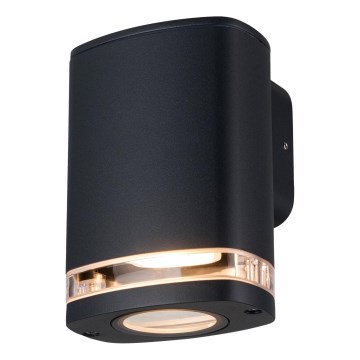 Aplique de exterior ZEVI 1xGU10/10W/230V IP54 negro