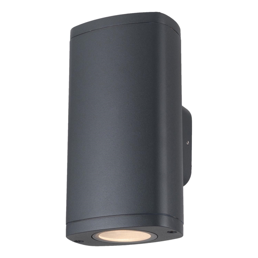 Aplique de exterior ZEVI 2xGU10/10W/230V IP54 antracita
