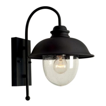 Aplique de exterior ZUNA 1xE27/60W/230V IP44 negro