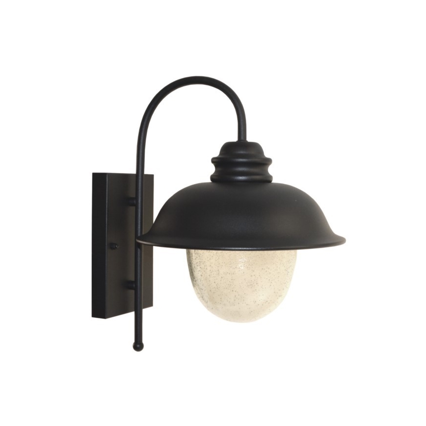Aplique de exterior ZUNA 1xE27/60W/230V IP44 negro