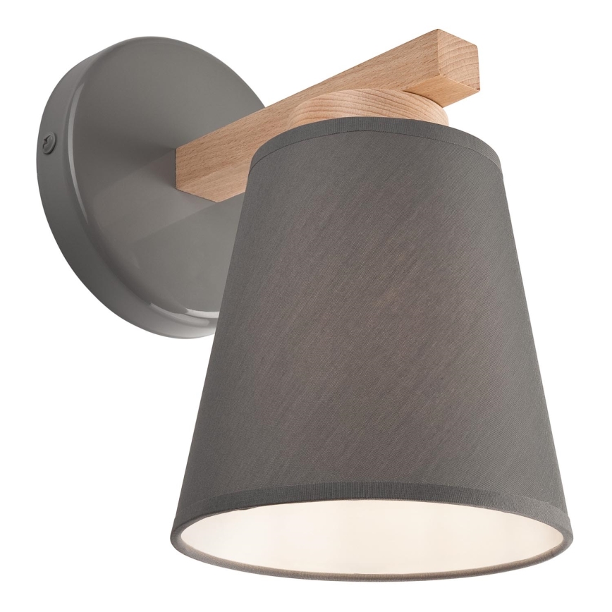 Aplique ELLIE 1xE27/60W/230V gris