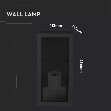 Aplique exterior 1xE27/60W/230V IP44