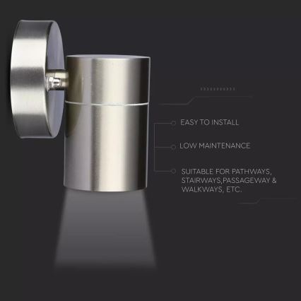 Aplique exterior 1xGU10/35W/230V IP44