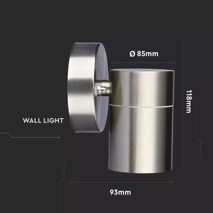 Aplique exterior 1xGU10/35W/230V IP44
