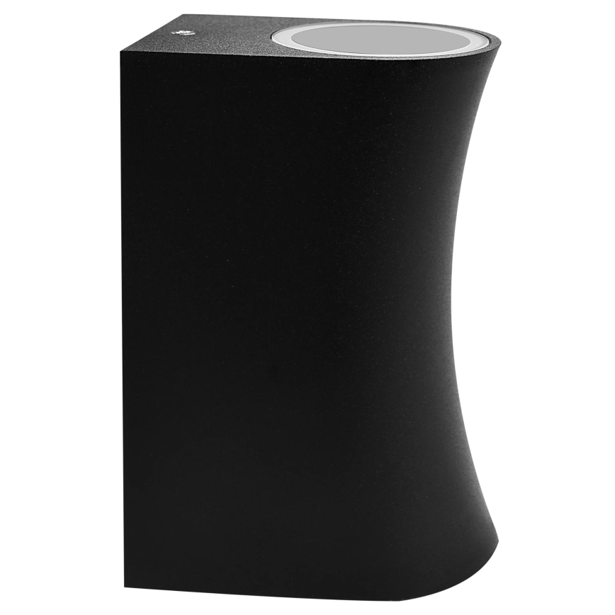 Aplique exterior BOSTON 2xGU10/10W/230V negro IP44