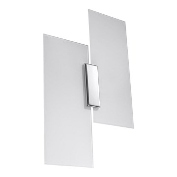 Aplique FABIANO 2xE27/60W/230V blanco/cromo brillante