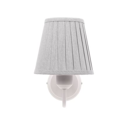 Aplique FIREZ 1xE27/40W/230V blanco/gris