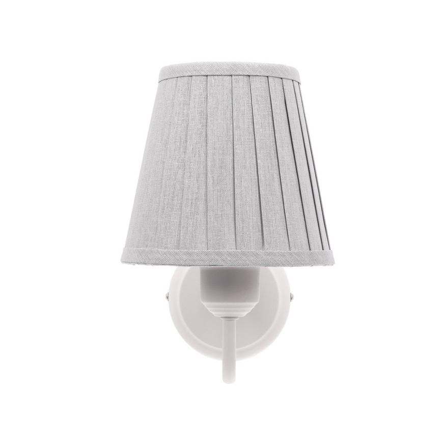 Aplique FIREZ 1xE27/40W/230V blanco/gris