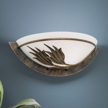Aplique FLEUR 1xE14/60W/230V bronce