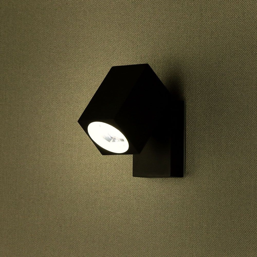 Aplique flexible de exterior 1xGU10/35W/230V IP44 negro