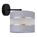 Aplique HELEN 1xE27/15W/230V gris/negro