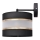 Aplique HELEN 1xE27/15W/230V negro/dorado