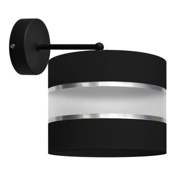 Aplique HELEN 1xE27/15W/230V negro