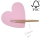 Aplique infantil LED con estante HEART LED/5W/230V rosa/madera