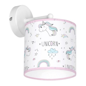 Aplique infantil UNICORN 1xE27/60W/230V