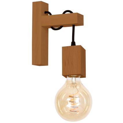 Aplique JACK 1xE27/40W/230V roble