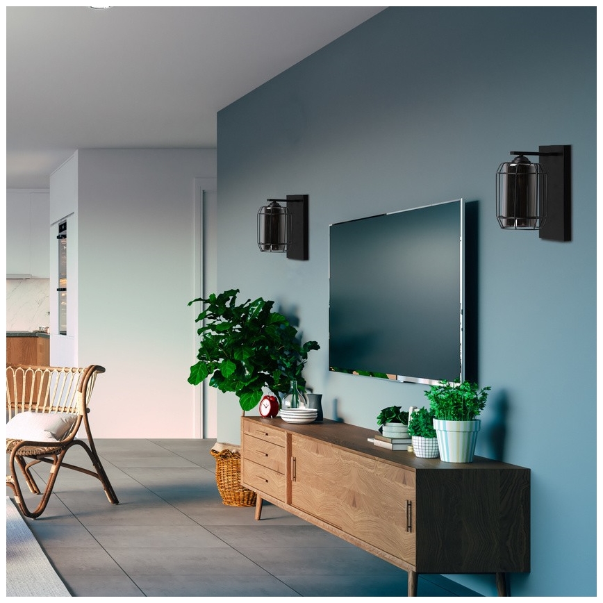 Aplique JONERA 1xE27/40W/230V negro