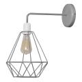 Aplique KARO 1xE27/15W/230V gris