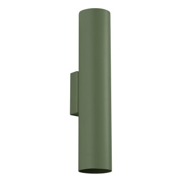 Aplique LAGOS 2xGU10/10W/230V verde