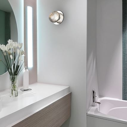 Aplique LED BOLLA LED/3W/230V cromo brillante