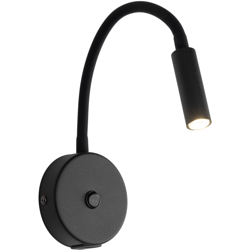 Aplique LED con puerto USB LAGOS 1xG9/3W/5V negro