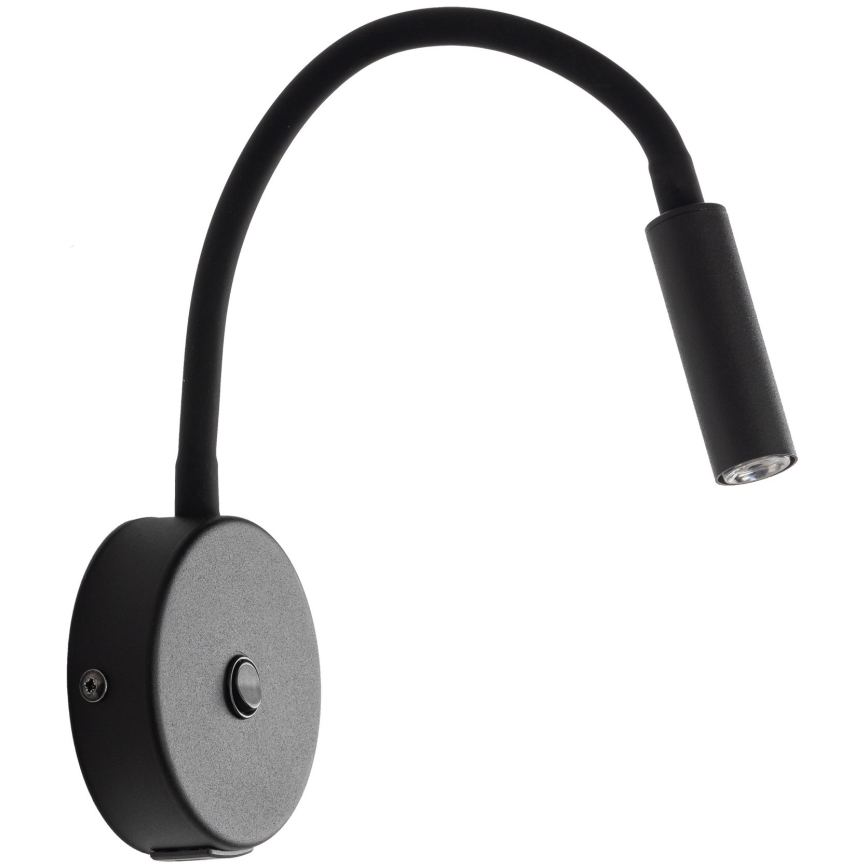 Aplique LED con puerto USB LAGOS 1xG9/3W/5V negro