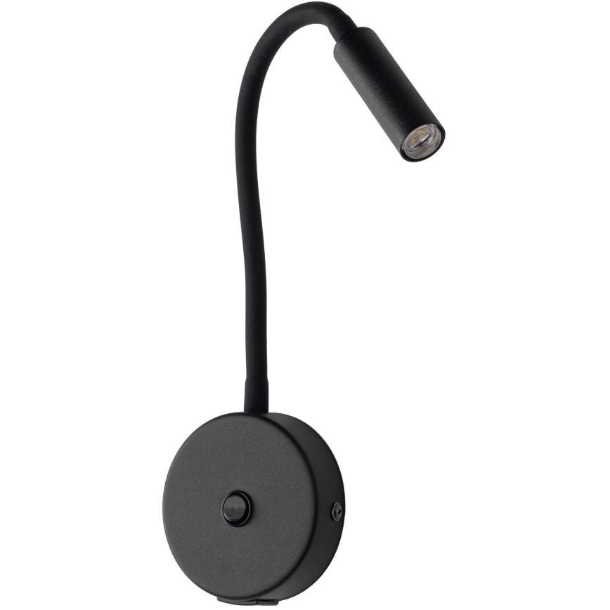 Aplique LED con puerto USB LAGOS 1xG9/3W/5V negro