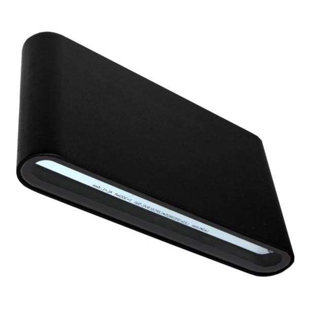 Aplique LED de exterior FLOW 2xLED/6W/230V IP54 3000K negro